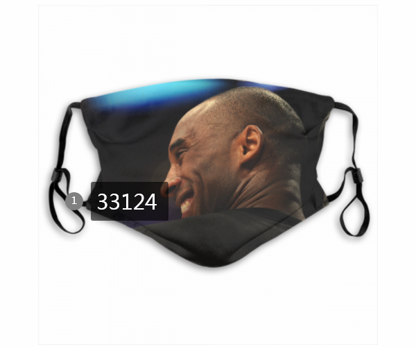 2021 NBA Los Angeles Lakers #24 kobe bryant 33124 Dust mask with filter